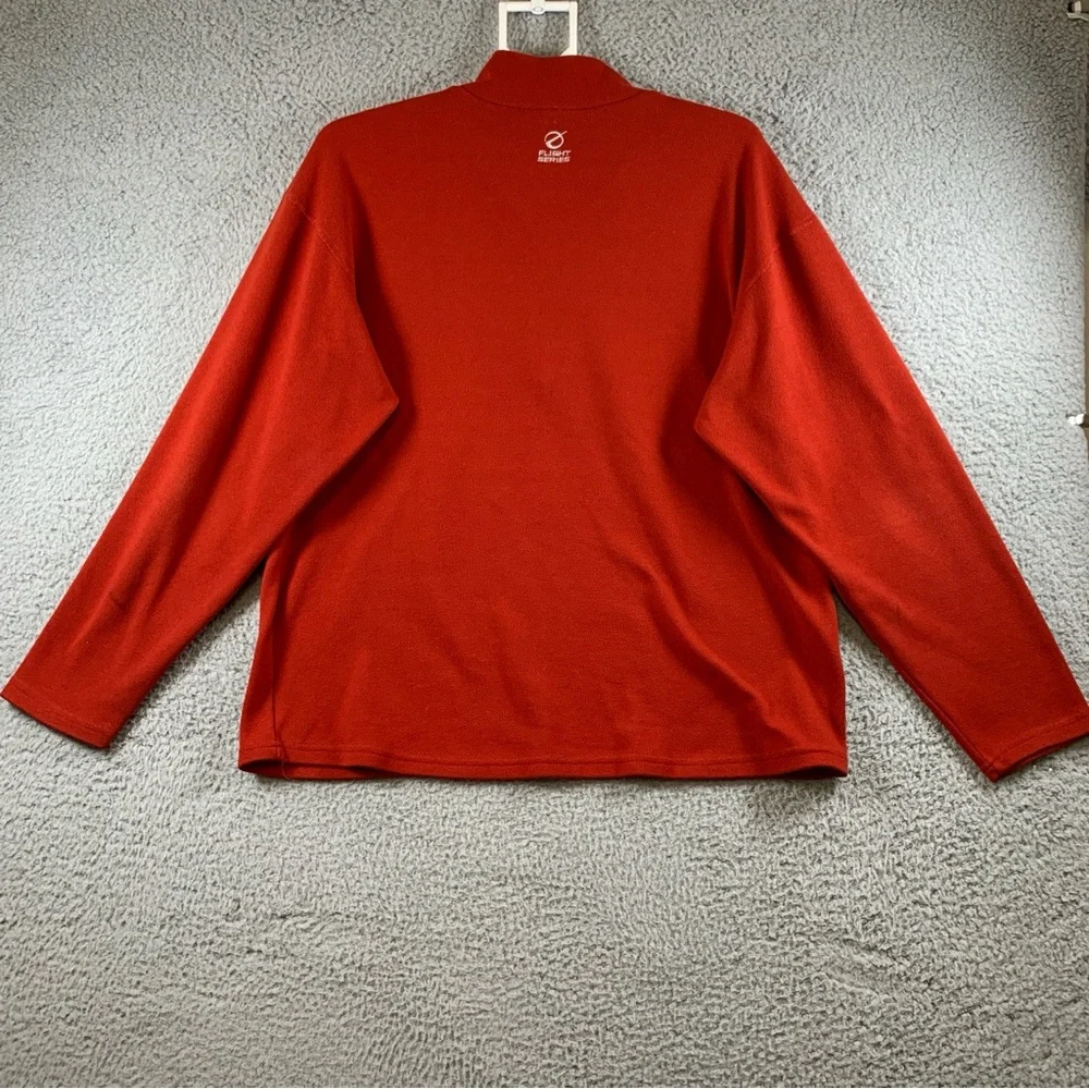 The North Face  Flight Series Sweater Men's‎ 1/4 Zip Long Sleeve Pullover Red L